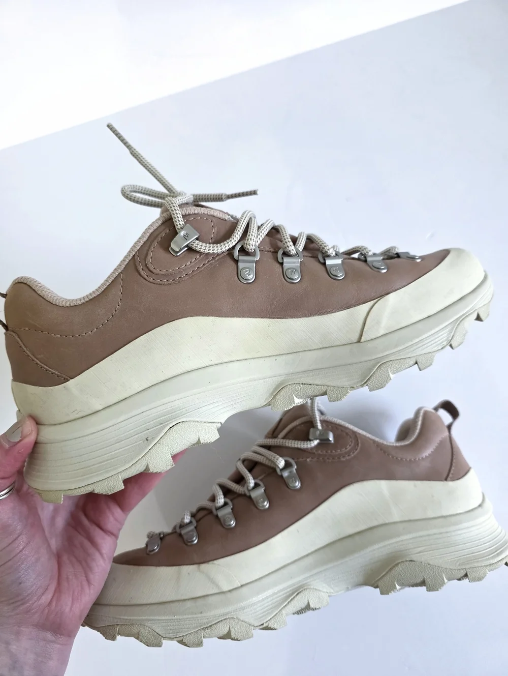 Merrell Ontario Speed Leather Lace Waterproof Hiking Boot Retro 9 Mens